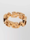 VERSACE GILDED CHAIN LINK RING