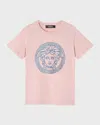 VERSACE GIRL'S MEDUSA GRAPHIC T-SHIRT