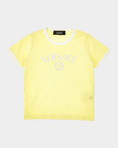 Versace Kids' Girl's Medusa Logo-print T-shirt