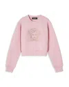 Versace Girls' Burst Medusa Sweatshirt - Little Kid, Big Kid In Pastel Pink