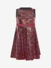 Versace Girls Dress 8 Yrs Multicoloured In Multicoloured