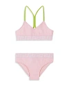 VERSACE GIRLS' GRECA BORDER TWO PIECE SWIMSUIT - BIG KID