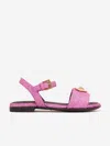 Versace Medusa Open-toe Sandals In Pink