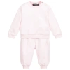 VERSACE GIRLS PINK COTTON BABY TRACKSUIT