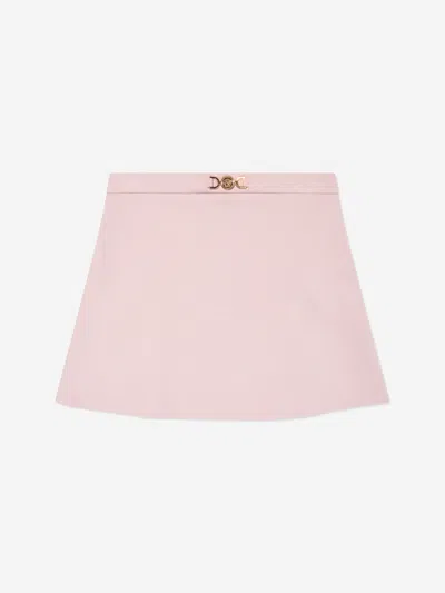 Versace Kids'  Girls Punto Milano Skirt In Pink