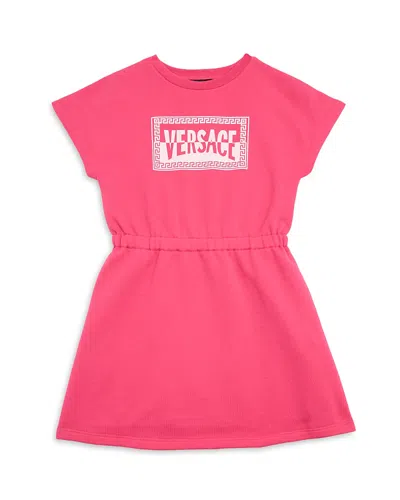 Versace Girls' Sweatshirt Dress - Baby, Little Kid In Pink