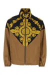 Versace Barocco Track Jacket In 5b000