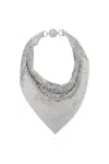 Versace Gleaming Necklace In Metallic
