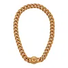 Versace Medusa Chain Necklace In Gold