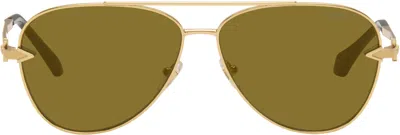 Versace Avanti Pilot Sunglasses In Green