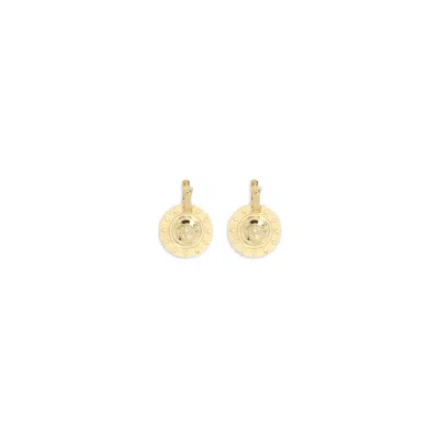Versace Gold Brass Earrings