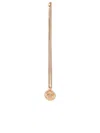 Versace Gold Brass Medusa Biggie Necklace In Gold