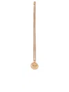 Versace Gold Brass Medusa Biggie Necklace In Gold