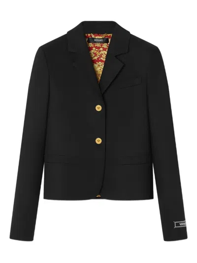 Versace Gold-button Cotton Jacket