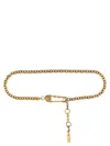 Versace Gold Chain Metal Belt In Gold