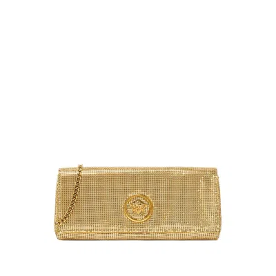 Versace Gold Clutch Bags