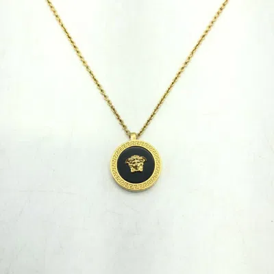 Pre-owned Versace Gold Enamel Necklace ()