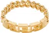 Versace Gold Greca Chain Bracelet In 3j000- Gold