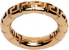 Versace Gold Greek Key Ring In 3j000  Gold