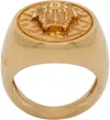 Versace La Greca Medusa Ring In 3j000  Gold