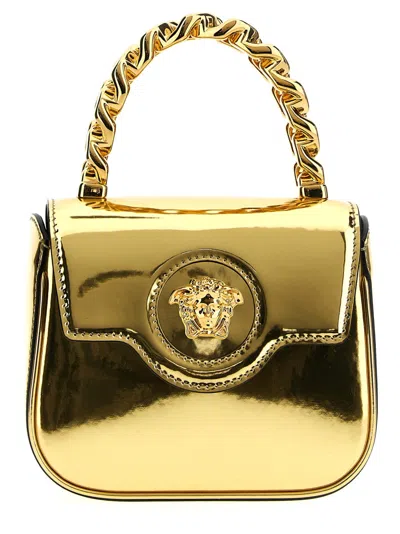 Versace Gold La Medusa Mini Handbag