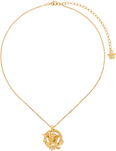 Versace Gold Medusa Barocco Necklace In 3j000- Gold