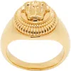 Versace Gold Medusa Biggie Ring In 3j000- Gold