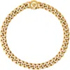 Versace Gold Medusa Chain Necklace In Kot-tribute Gold