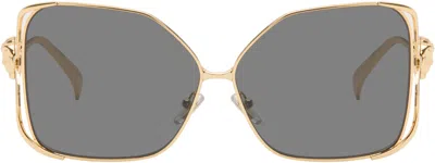 Versace Gold Medusa Sunglasses