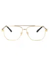 Versace Square-frame Glasses In Gold