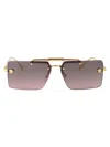 Versace Gold Metal Sunglasses