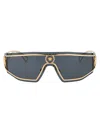 Versace Gold Metal Sunglasses