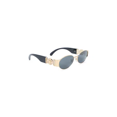 Versace Gold Metal Sunglasses