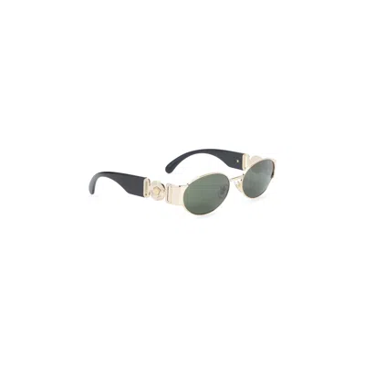 Versace Gold Metal Sunglasses