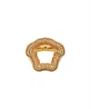 VERSACE VERSACE GOLD PLATED METAL RING