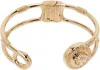 Versace Gold Safety Pin Bracelet In 3j000- Gold