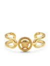 VERSACE GOLD-TONE MEDUSA '95 CUFF BRACELET