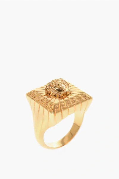 Versace Golden Effect Medusa Signet Ring