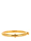 Versace Geometric Hexagonal Pattern Bangle In Gold
