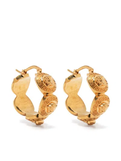 Versace Golden La Medusa Hoop Earrings