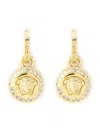 Versace Women's La Medusa Greca Earrings In Golden