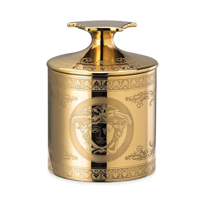 Versace Golden Medusa Scented Votive With Lid