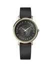 Versace Goldtone Stainless Steel & Leather Strap Watch/37mm