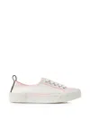 Versace Lace Sneakers Contrast Trim Pull Tab Sole In White