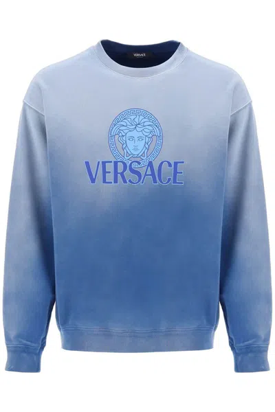 Versace Sweatshirt In Mixed Colours