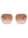 Versace Pink Gradient Square Ladies Sunglasses Ve2246d 100213 59