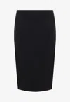 Versace Grain De Poudre Pencil Midi Skirt