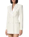 Versace Doppelreihiges Blazerkleid In White