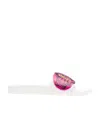 Versace Pool Slide With Medusa Smile Print In White