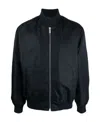 Versace Graphic-print Bomber Jacket In Black